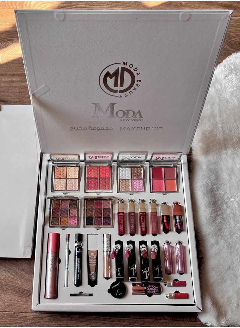  مودا بيوتي طقم مكياج متكامل من 28 قطعه متعدده سهل الاستخدام - Image 5